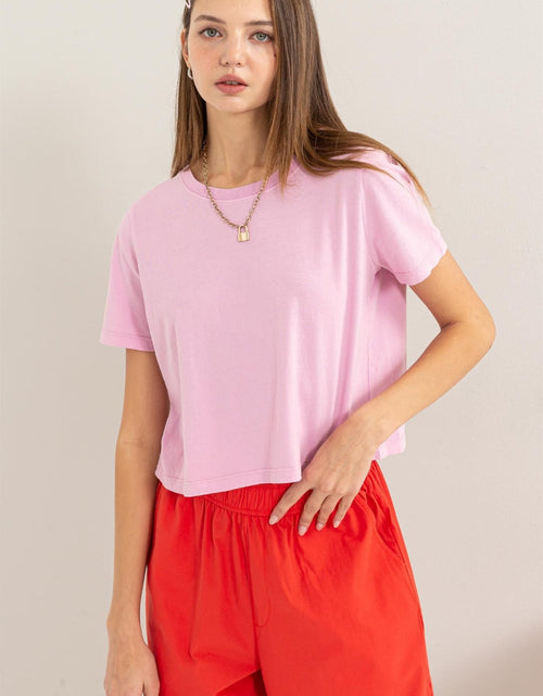 Load image into Gallery viewer, HYFVE Round Neck Cropped T-Shirt

