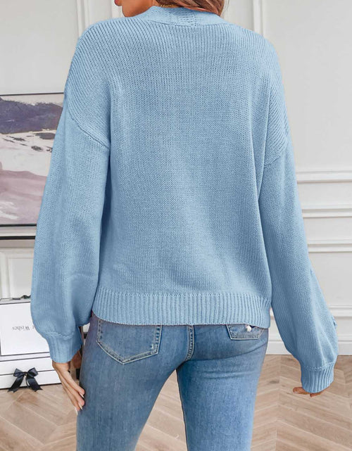 Load image into Gallery viewer, Floral Long Sleeve Open Front Cardigan
