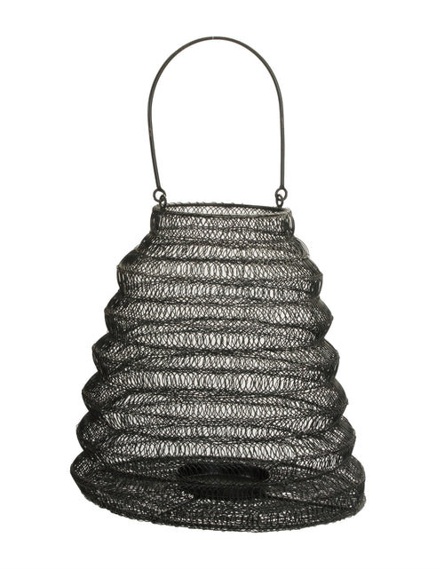Load image into Gallery viewer, Hanging Mesh Iron Candle Lantern 11"H
