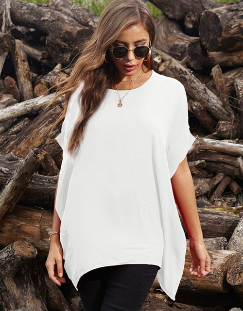 Load image into Gallery viewer, Perfee Round Neck Short Sleeve T-Shirt
