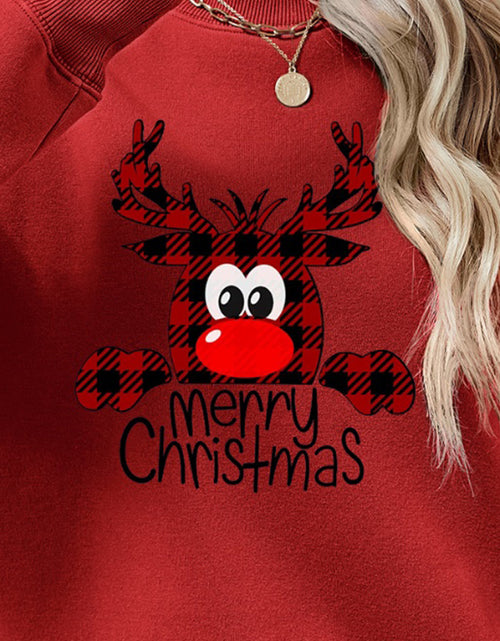 Load image into Gallery viewer, MERRY CHRISTMAS Graphic Sweatshirt
