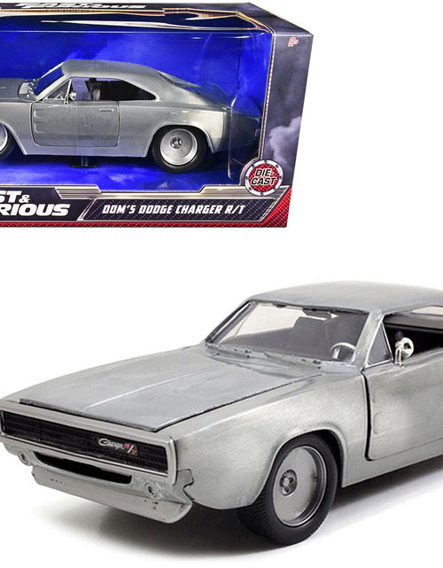 Load image into Gallery viewer, Dom's 1970 Dodge Charger R/T Bare Metal "Fast &amp; Furious 7" (2015) Movie 1/24 Diecast Model Car by Jada
