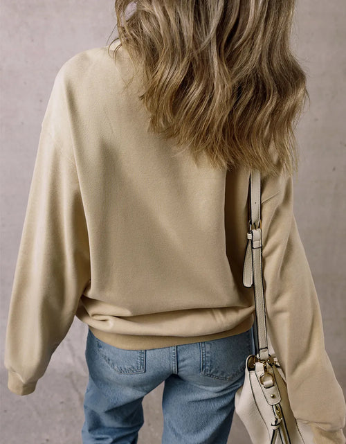 Load image into Gallery viewer, THANKFUL Round Neck Long Sleeve Sweatshirt
