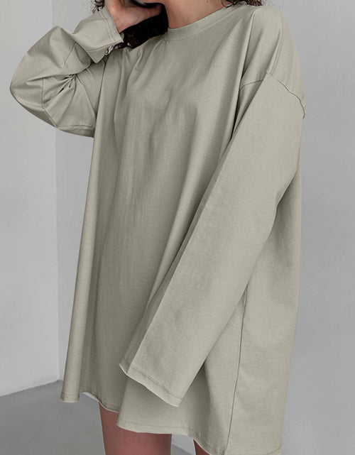 Load image into Gallery viewer, Round Neck Long Sleeve T-Shirt
