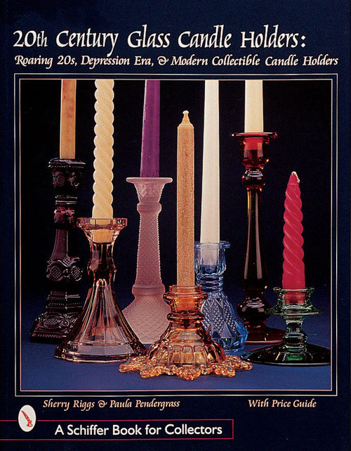 Load image into Gallery viewer, 20th Century Glass Candle Holders by Schiffer Publishing
