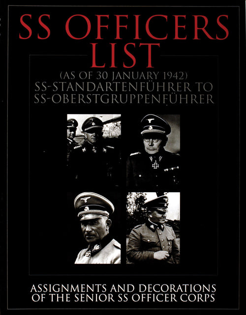 Load image into Gallery viewer, SS Officers List (as of January 1942) by Schiffer Publishing

