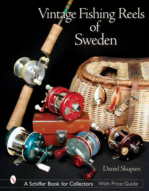 Load image into Gallery viewer, Vintage Fishing Reels of Sweden by Schiffer Publishing
