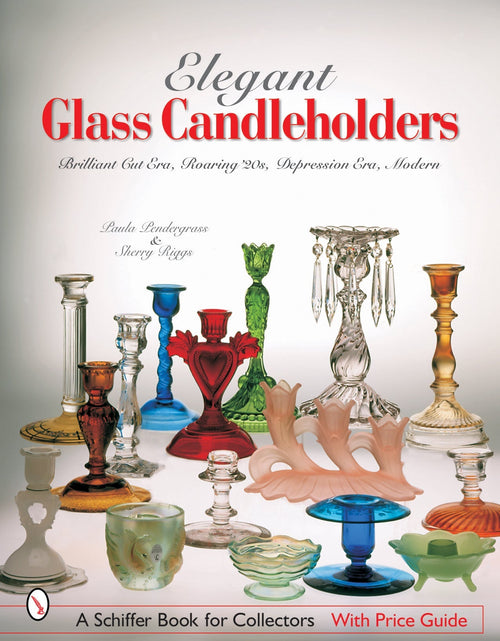 Load image into Gallery viewer, Elegant Glass Candleholders by Schiffer Publishing
