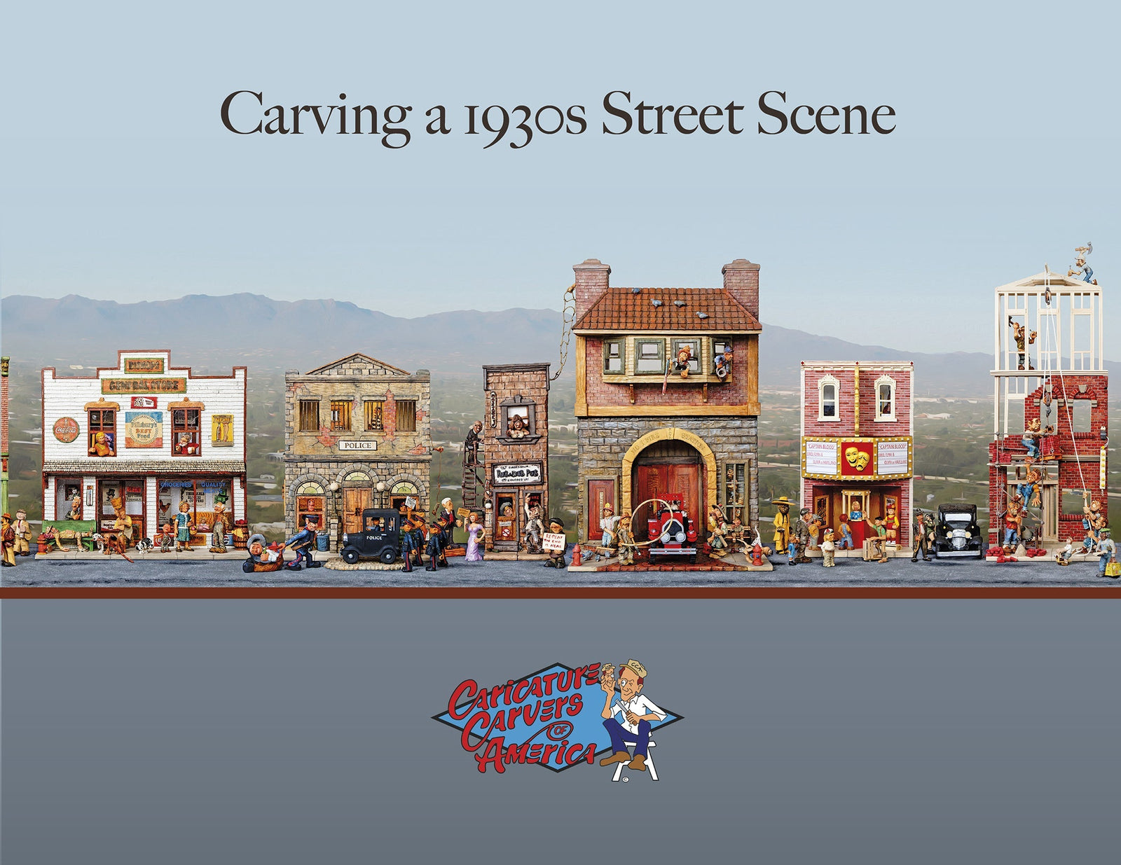 Carving a 1930s Street Scene by Schiffer Publishing