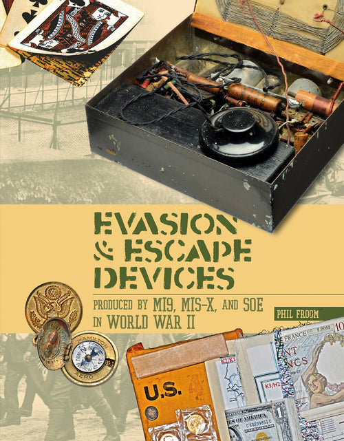 Load image into Gallery viewer, Evasion and Escape Devices Produced by MI9, MIS-X, and SOE in World War II by Schiffer Publishing
