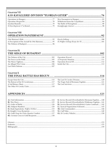 The 8th Waffen-SS Cavalry Division "Florian Geyer" by Schiffer Publishing