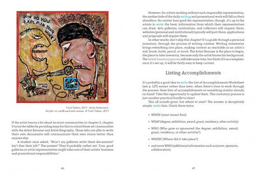 Load image into Gallery viewer, Artists Write to Work by Schiffer Publishing
