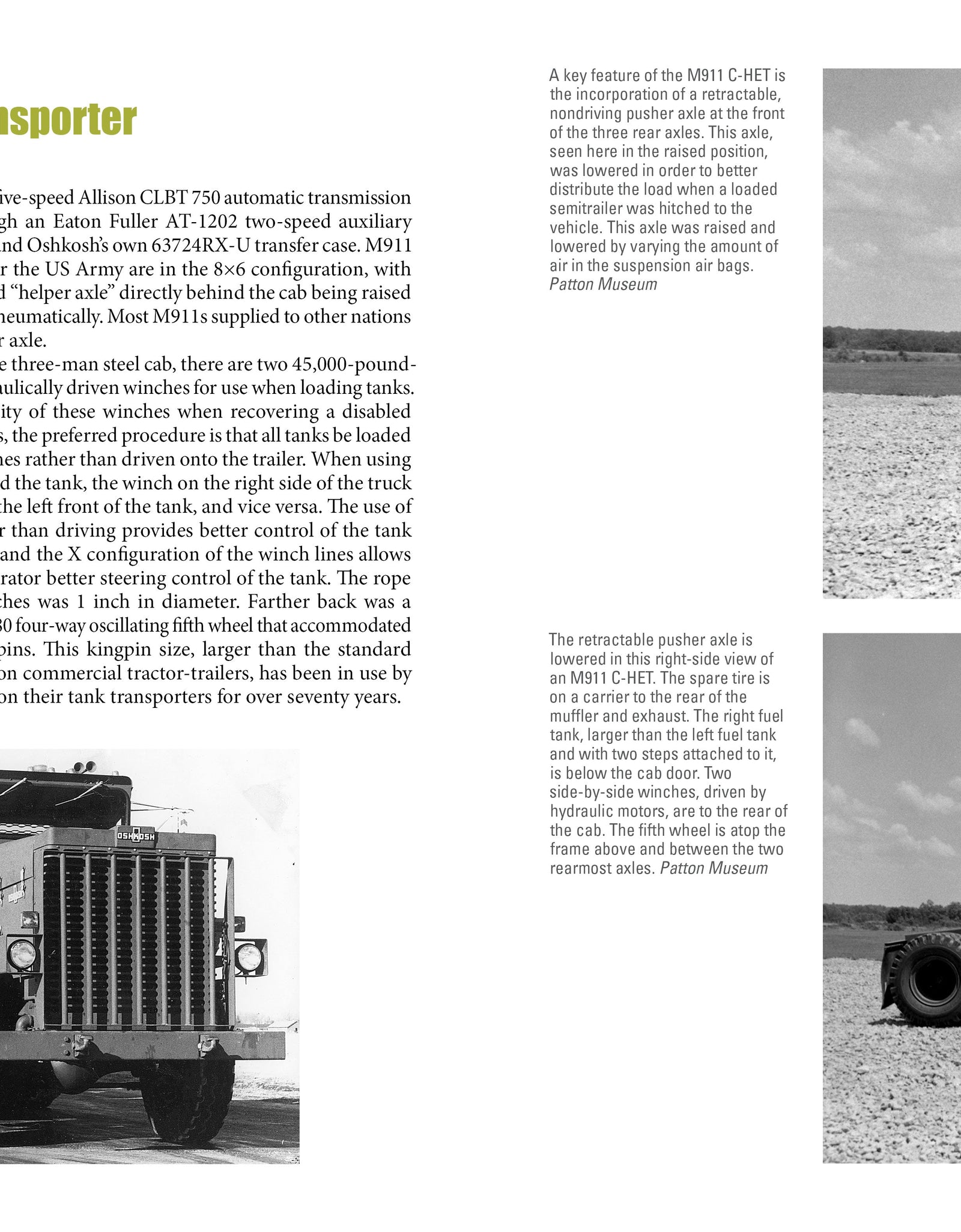M911 and M1070 HET by Schiffer Publishing