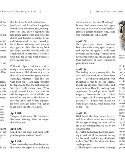 Load image into Gallery viewer, The Secret POW Diary of Walter J. Hinkle by Schiffer Publishing
