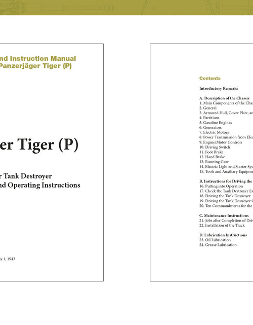 Load image into Gallery viewer, The Porsche Tiger and Ferdinand Tank Destroyer by Schiffer Publishing
