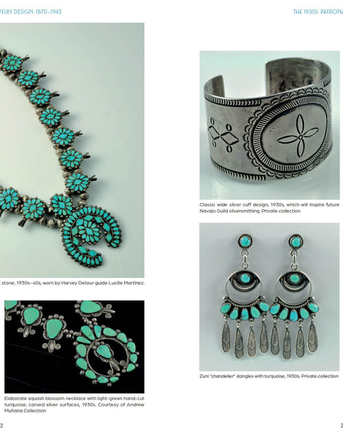 Load image into Gallery viewer, Navajo and Pueblo Jewelry Design by Schiffer Publishing
