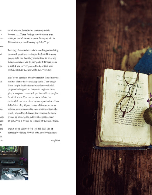 Load image into Gallery viewer, The Herbarium of Fabric Flowers by Schiffer Publishing
