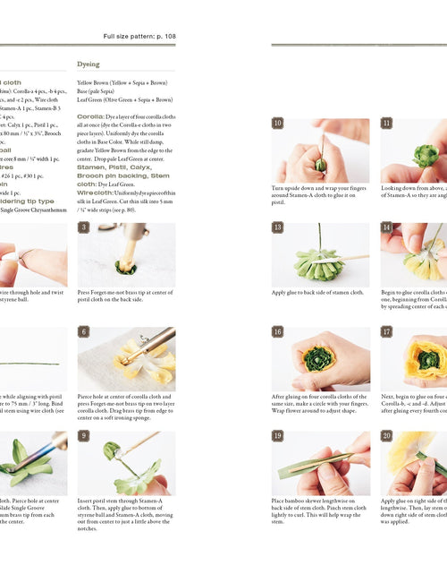 Load image into Gallery viewer, The Herbarium of Fabric Flowers by Schiffer Publishing
