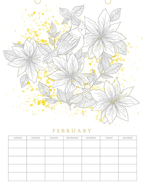 Load image into Gallery viewer, Paint-Your-Own Wall Calendar by Schiffer Publishing
