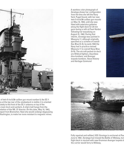 Load image into Gallery viewer, USS Saratoga (CV-3) by Schiffer Publishing
