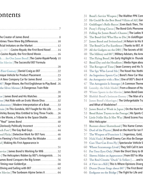 Load image into Gallery viewer, 101 Things You Should Know about James Bond 007 by Schiffer Publishing
