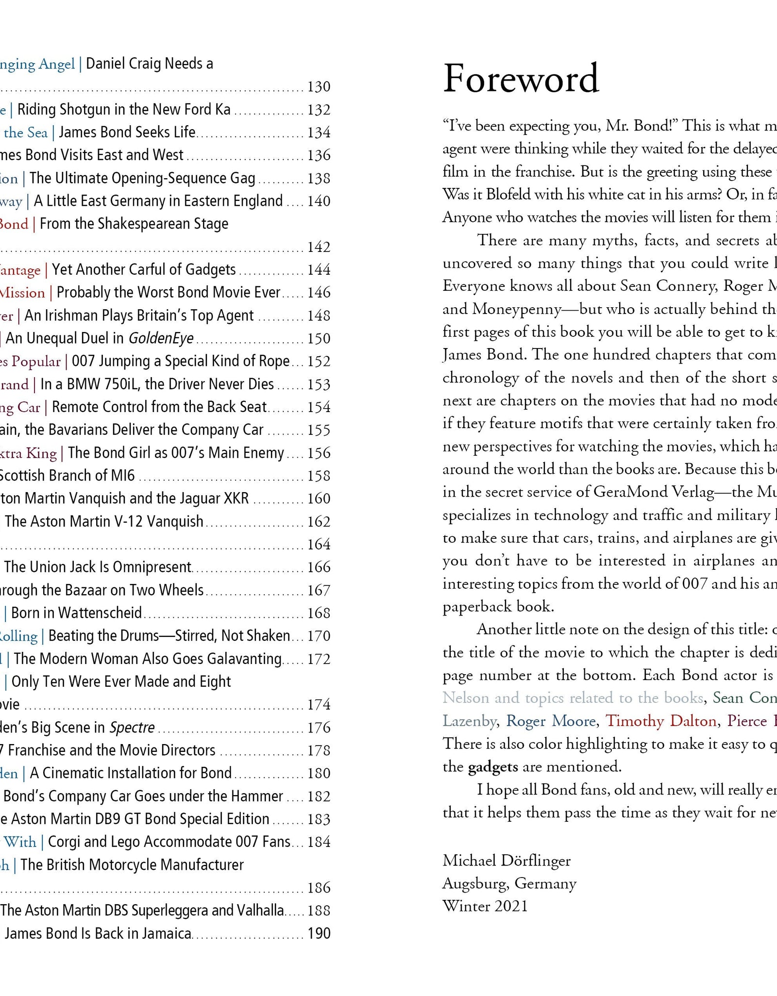 101 Things You Should Know about James Bond 007 by Schiffer Publishing
