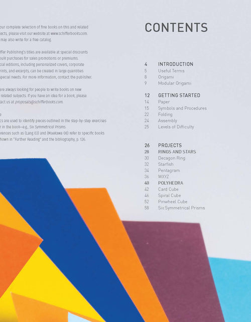 Load image into Gallery viewer, Modular Origami by Schiffer Publishing
