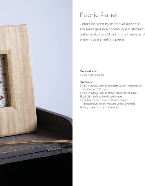 Load image into Gallery viewer, Counted Sashiko Embroidery by Schiffer Publishing
