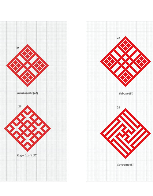 Load image into Gallery viewer, Counted Sashiko Embroidery by Schiffer Publishing

