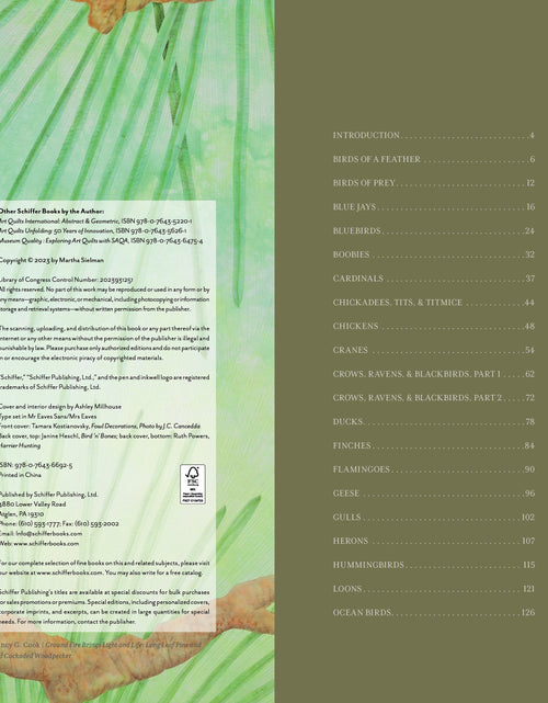 Load image into Gallery viewer, Stitched Journeys with Birds by Schiffer Publishing
