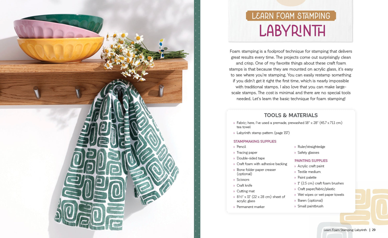 Fabric Stamping by Schiffer Publishing