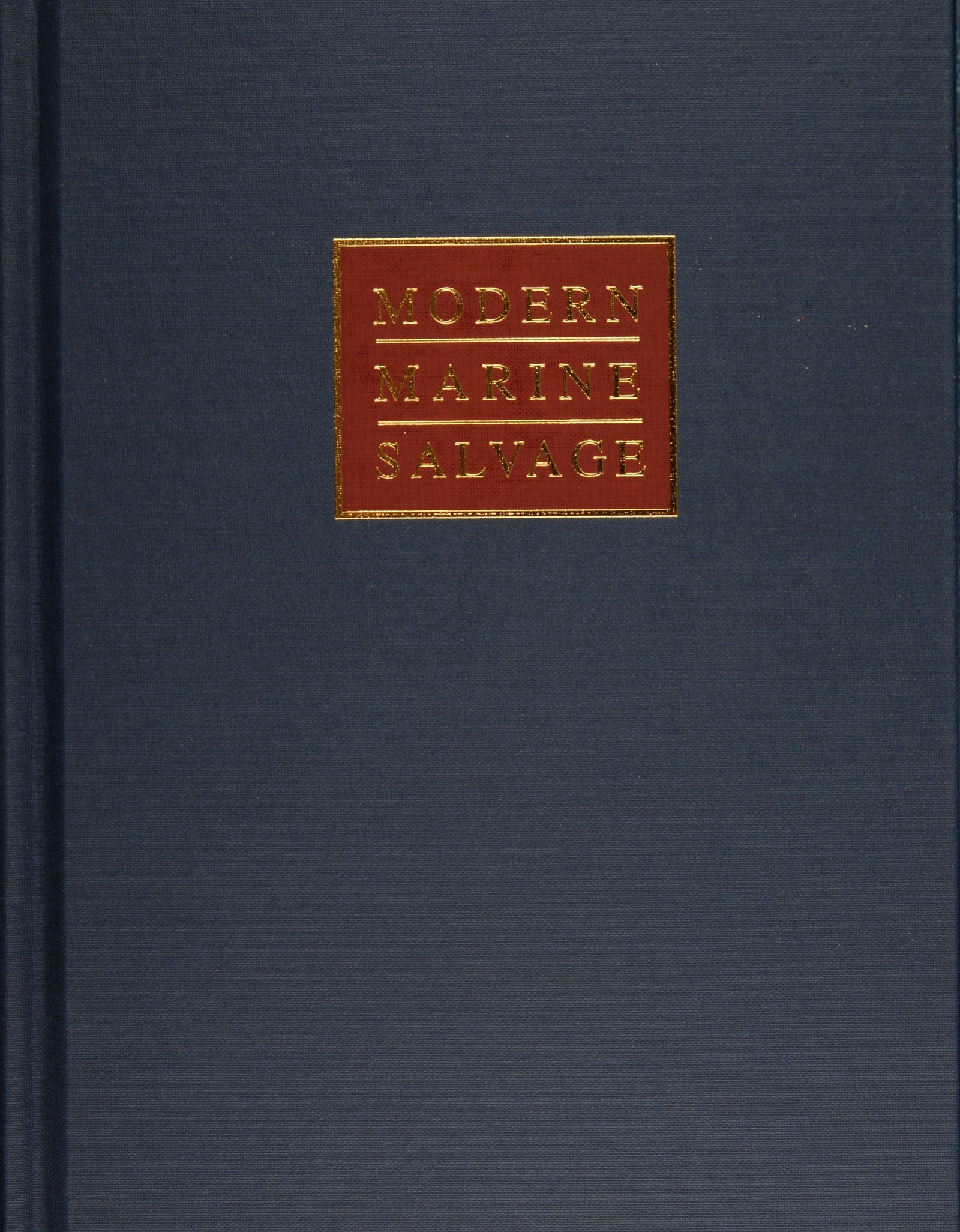 Modern Marine Salvage by Schiffer Publishing