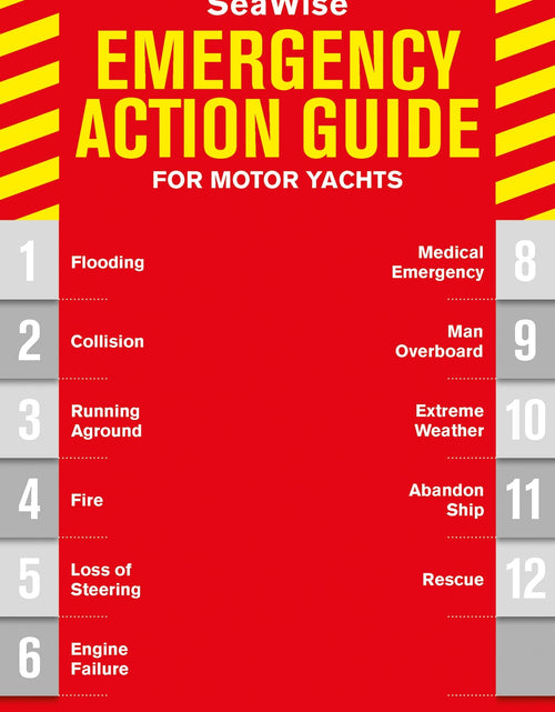 Load image into Gallery viewer, SeaWise Emergency Action Guide and Safety Checklists for Motor Yachts by Schiffer Publishing
