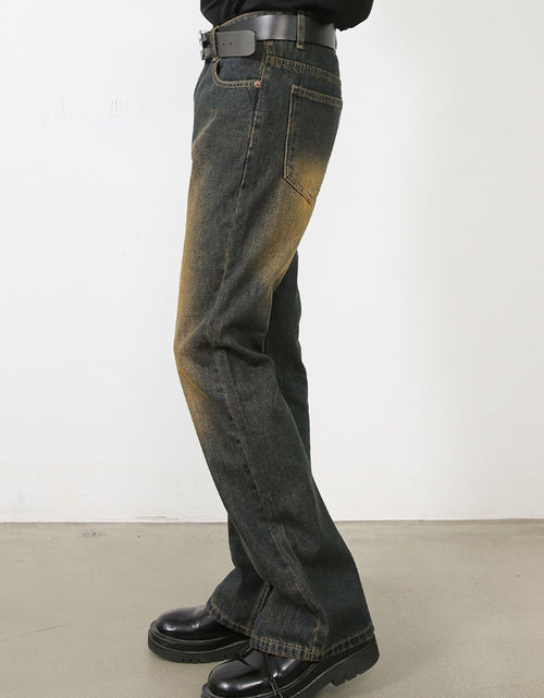 Load image into Gallery viewer, Men's Washed Bootcut Jeans
