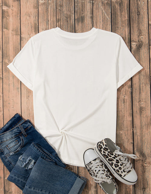 Load image into Gallery viewer, Easter Egg Bow Bunny Ear Graphic T-Shirt
