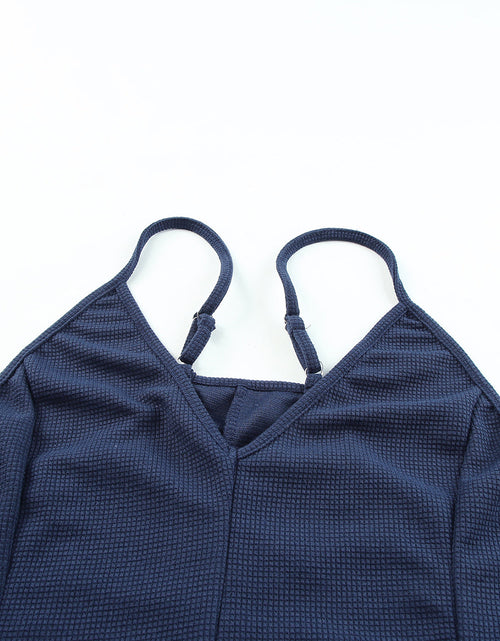 Load image into Gallery viewer, Spaghetti Strap Deep V Jumpsuit with Pockets
