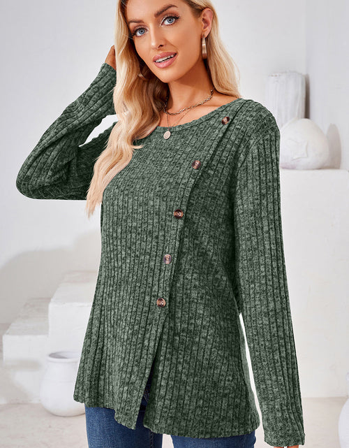 Load image into Gallery viewer, Round Neck Long Sleeve T-Shirt
