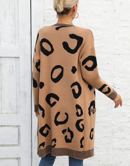 Load image into Gallery viewer, Angel Wings Printed Long Sleeve Cardigan with Pockets
