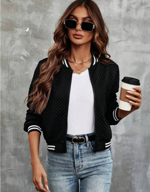 Load image into Gallery viewer, Zip Up Long Sleeve Jacket
