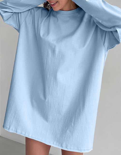 Load image into Gallery viewer, Round Neck Long Sleeve T-Shirt
