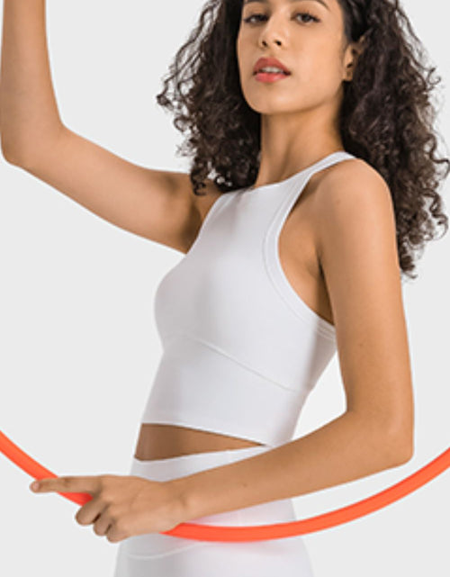 Load image into Gallery viewer, Millennia Racerback Cropped Sports Tank

