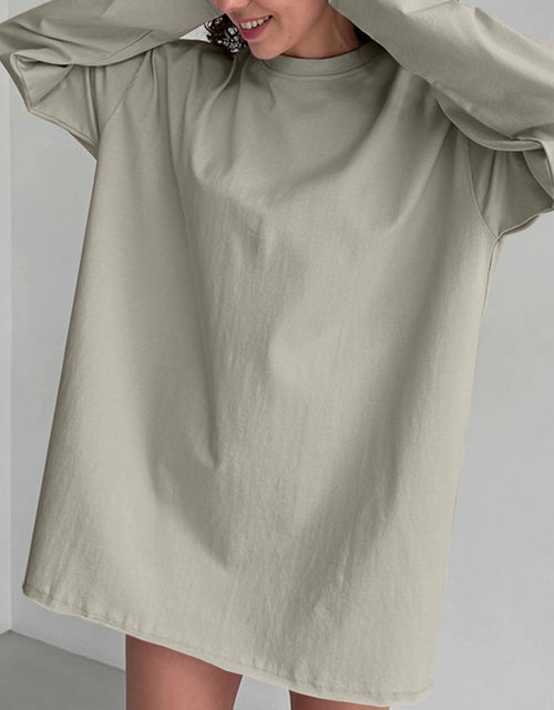 Load image into Gallery viewer, Round Neck Long Sleeve T-Shirt
