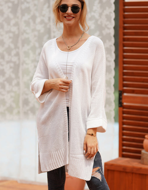 Load image into Gallery viewer, Open Front Long Sleeve Cardigan
