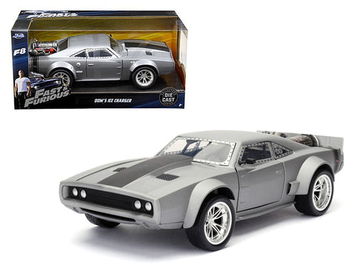 Load image into Gallery viewer, Dom's Ice Charger "Fast &amp; Furious" F8 Movie 1/24 Diecast Model Car by Jada
