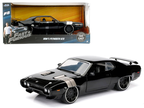 Load image into Gallery viewer, Dom's Plymouth GTX Fast &amp; Furious F8 "The Fate of the Furious" Movie 1/24 Diecast Model Car  by Jada
