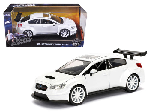 Load image into Gallery viewer, Mr. Little Nobody's Subaru WRX STI White "Fast &amp; Furious F8: The Fate of the Furious" Movie 1/24 Diecast Model Car  by Jada
