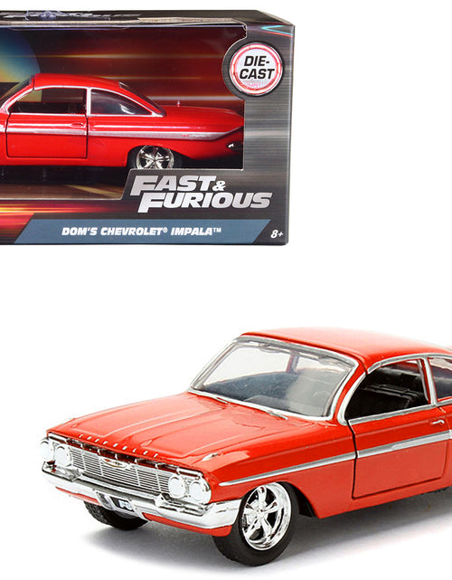 Load image into Gallery viewer, Dom's Chevrolet Impala Red Fast &amp; Furious F8 "The Fate of the Furious" Movie 1/32 Diecast Model Car  by Jada
