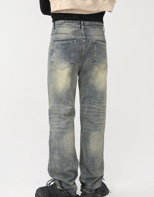 Load image into Gallery viewer, Distressed Mid Rise Jeans with Pockets
