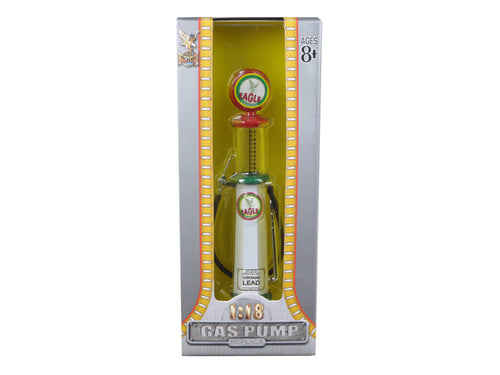 Load image into Gallery viewer, Eagle Gasoline Vintage Gas Pump Cylinder 1/18 Diecast Replica by Road Signature
