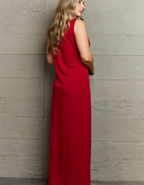 Load image into Gallery viewer, Plus Size Scoop Neck Maxi Tank Dress
